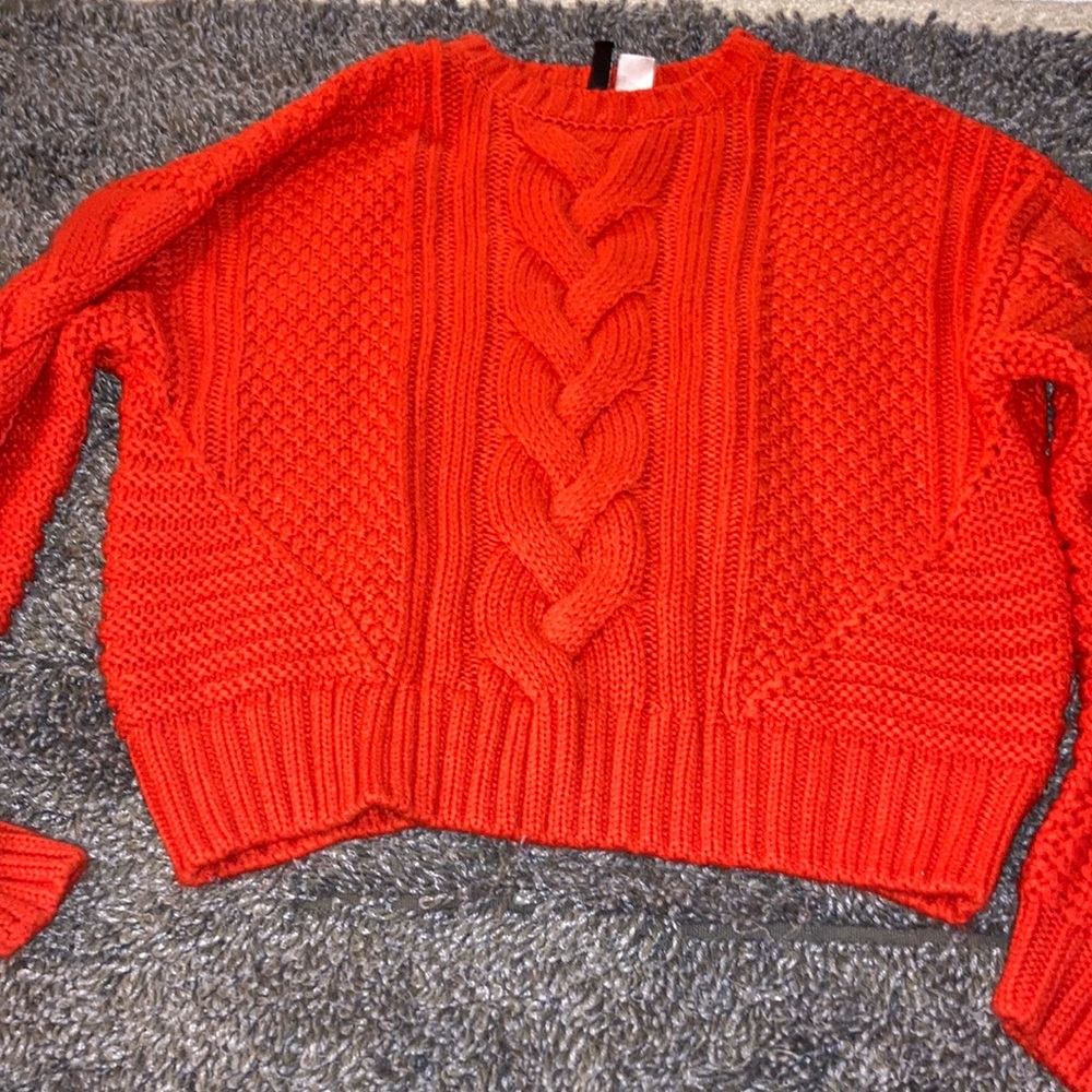 Orange H&M knitted Sweater